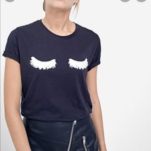 Stradivarius Tee Tshirt Eyelashes